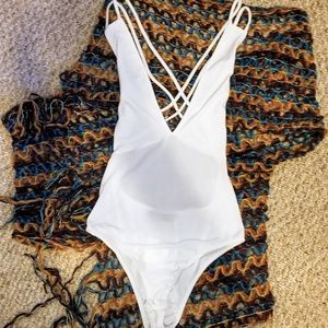 NWT Strappy Bodysuit